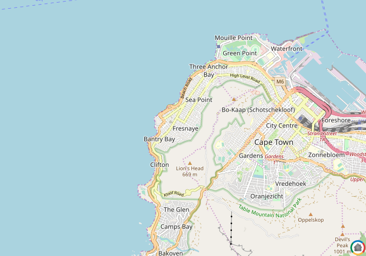 Map location of Fresnaye